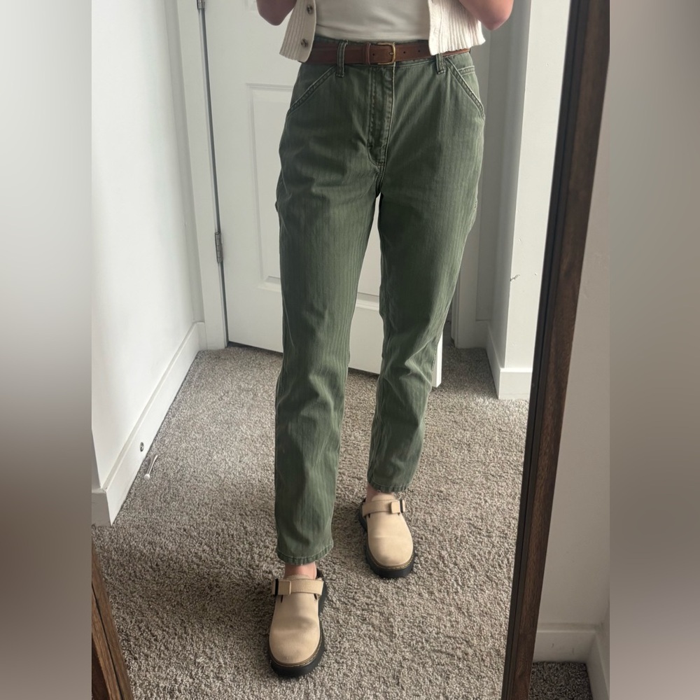 Lee High Rise Dungaree Ankle Pants